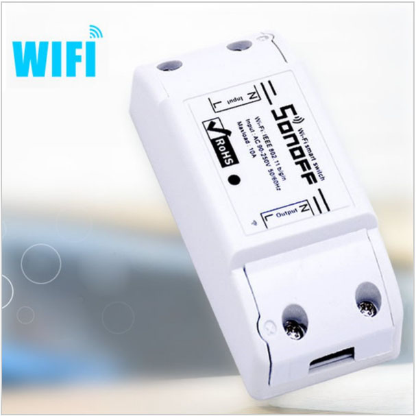 สมาร์ทสวิทช์ไร้สาย Sonoff ฺBasic - สั่งผ่านมือถือ WiFi Smart Switch for Smart Home (อับโหลดโปรแกรมใหม่ได้)