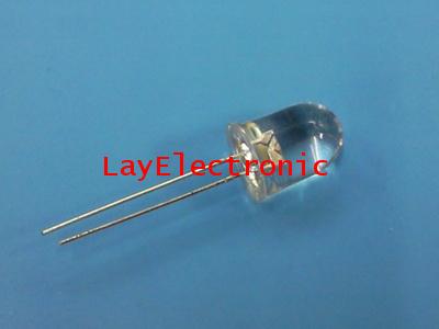 หลอด LED ขนาด 10mm. สีขาว