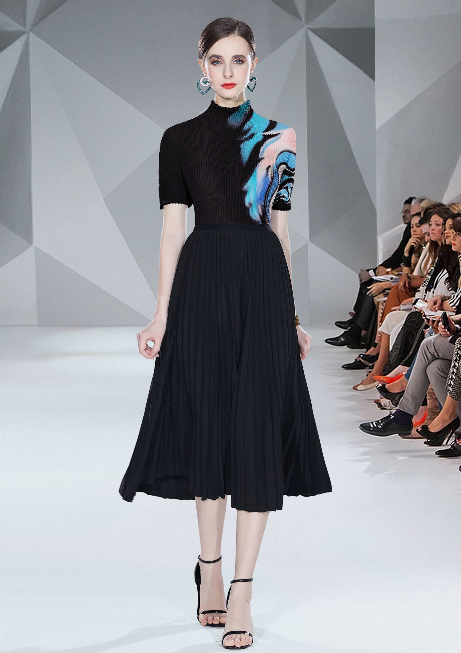 ชุดเดรสยาวสวยๆ ชุดเดรสยาวใส่สบาย ใส่ทำงาน มีขนาดS M L XL 2XL