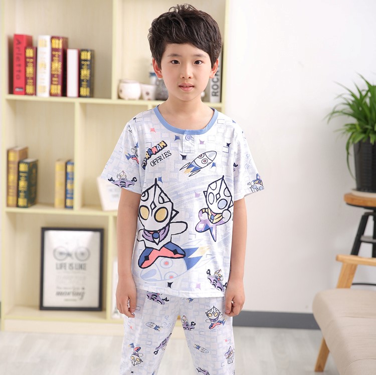 ชุดนอนแขนสั้นเด็กชาย ลาย Mickey mouse