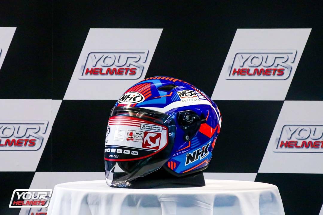หมวกกันน็อค NHK HELMETS รุ่น S1 GP PRO BO BENSNEYDER BLUE BO GLOSSY
