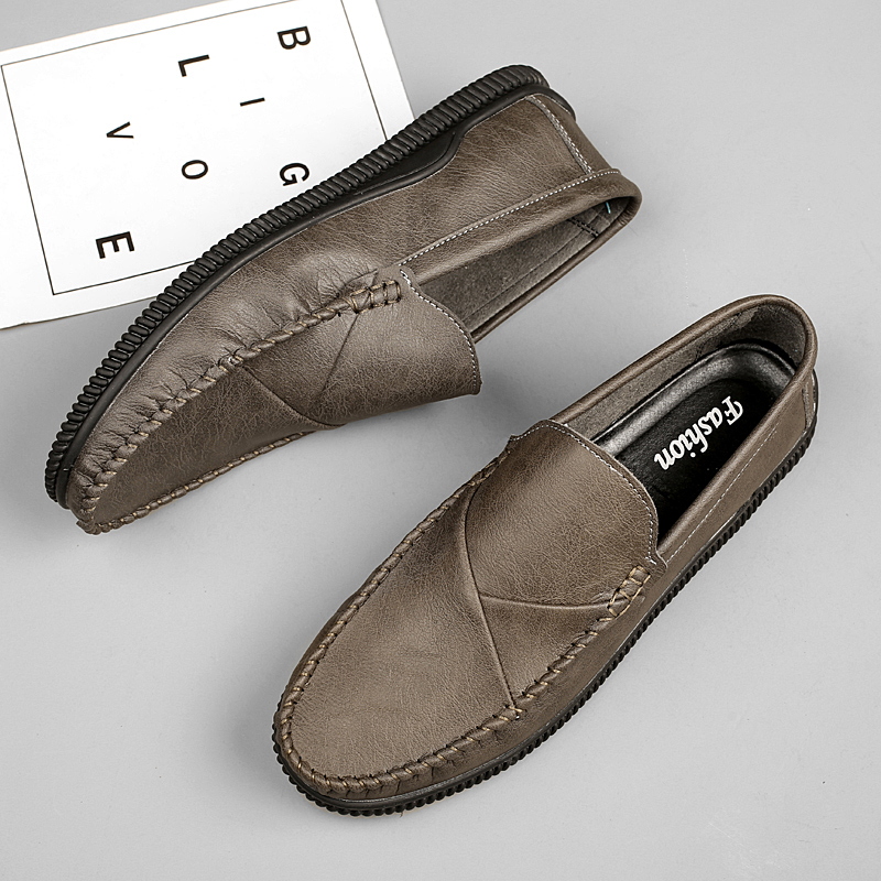 รองเท้าหนังผู้ชาย มีไซส์39-44 รองเท้าโลฟเฟอร์ชาย Slip-On Shoes มีขนาด39-44