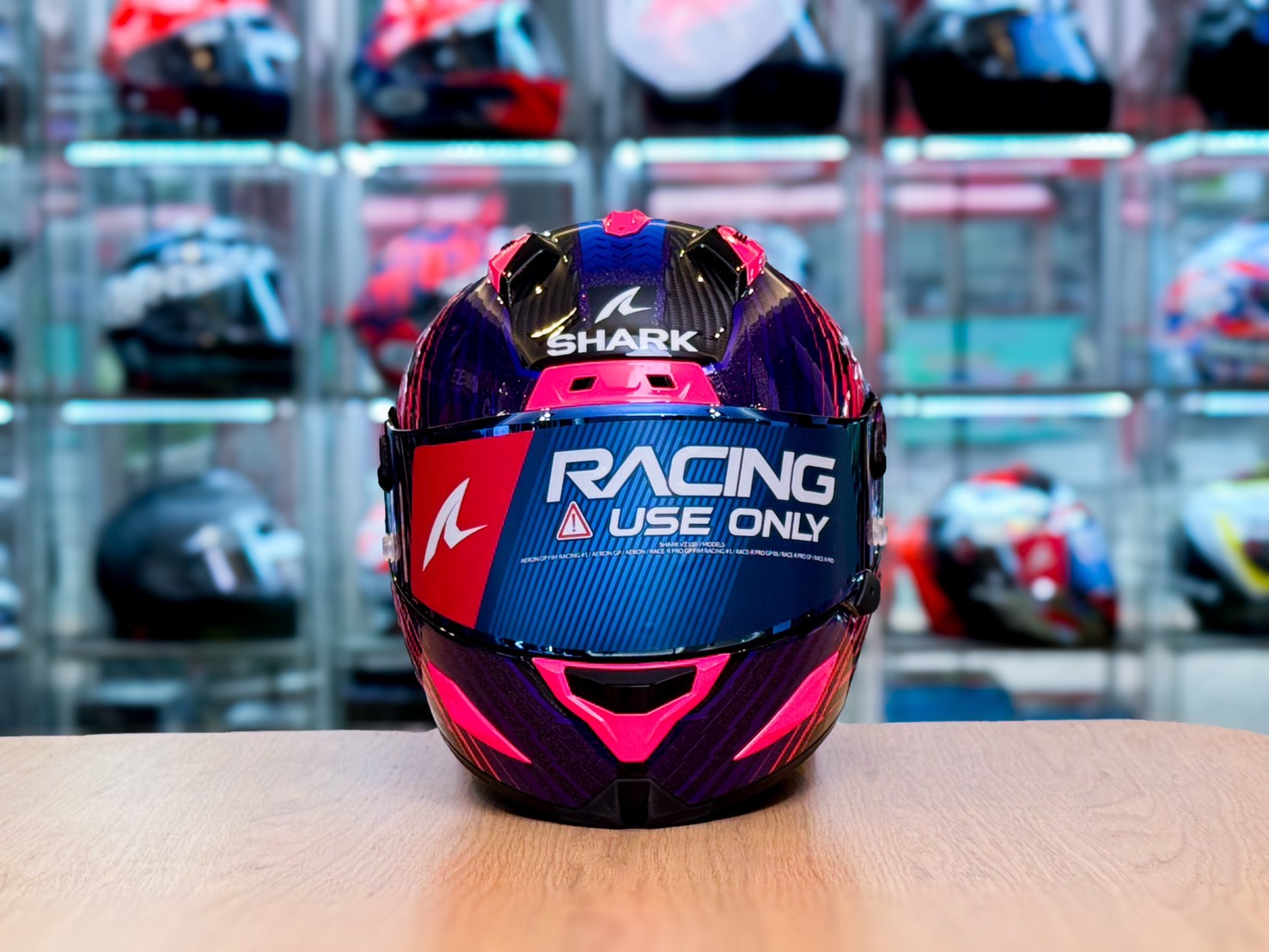 หมวกกันน็อค SHARK HELMETS รุ่น AERON [new2025] EDGY TIS [DBU]