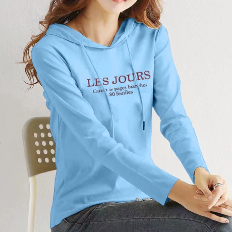 เสื้อยืดแขนยาว มีฮู้ด มีขนาด S M L XL สนใจทักแชท
