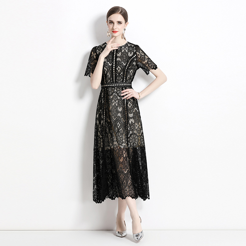 ชุดเดรสยาวสวยๆ ชุดเดรสยาวใส่สบาย ใส่ทำงาน มีขนาดS M L XL 2XL