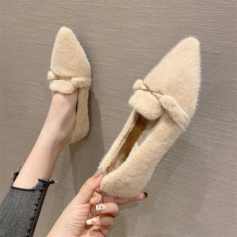 รองเท้าคัทชูผู้หญิงส้นเตี้ย ใส่สบาย มีขนาด35-40