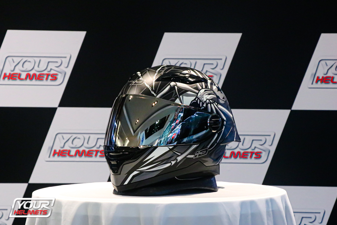 หมวกกันน็อค ID HELMETS รุ่น FRT-PRO SPIDER MATTE GREY