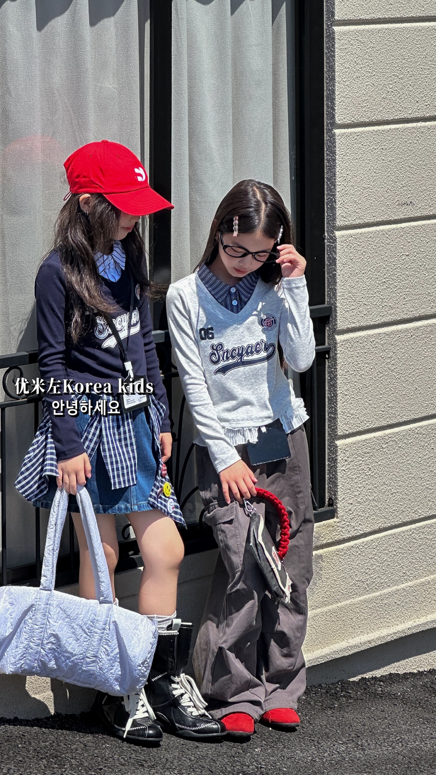 Youme Brand 💞🦋 Koreakids sweater เสื้อแขนยาวดญ ทูโทน