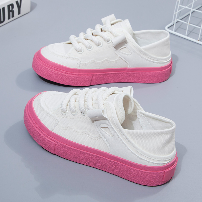 รองเท้าผ้าใบผู้หญิง ใส่สบาย รองเท้าผ้าใบใส่เที่ยวผู้หญิง มีSIZE 35 36 37 38 39 40