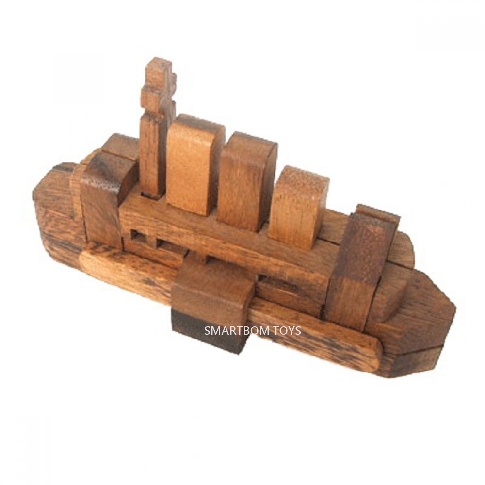 Titanic Puzzle บล๊อคไม้เรือไททานิิค ของเล่นเสริมสร้างจินตนาการ
