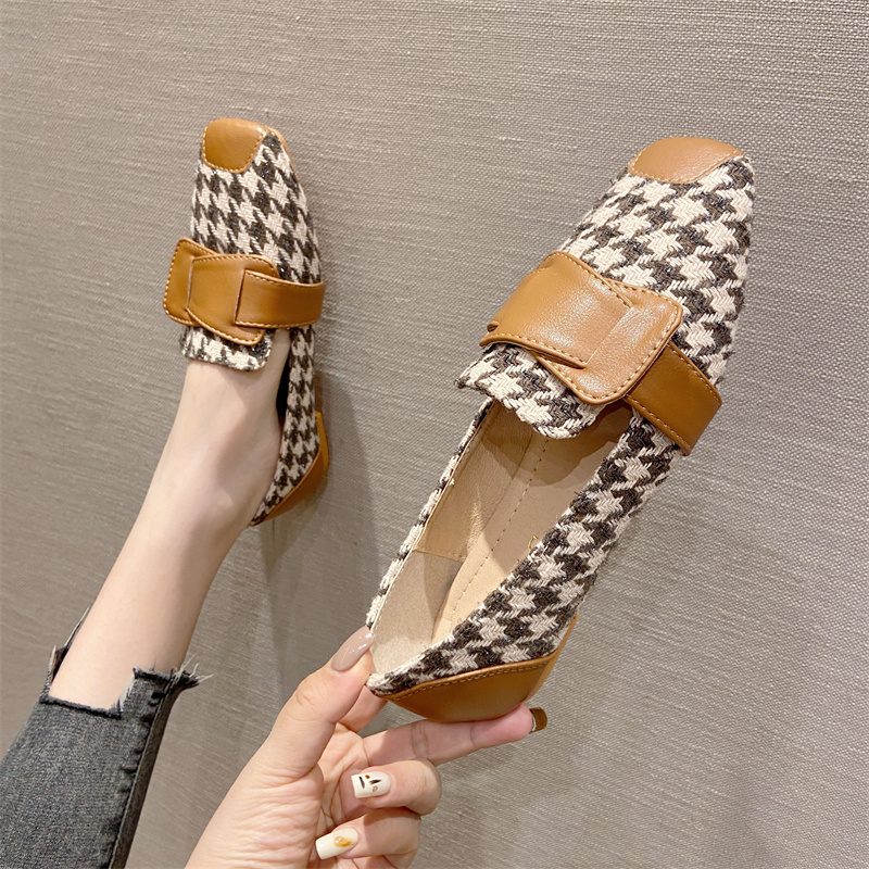 รองเท้าคัทชูผู้หญิงส้นเตี้ย ใส่สบาย มีขนาด35-40