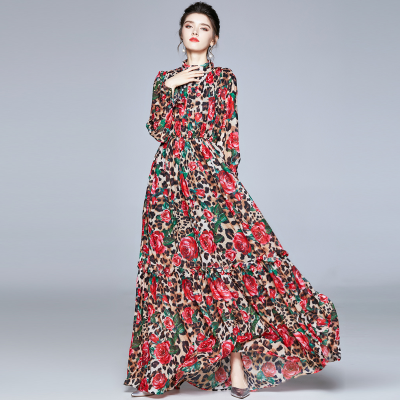 ชุดเดรสยาวสวยๆ ชุดเดรสยาวใส่สบาย ใส่ทำงาน มีขนาดS M L XL 2XL
