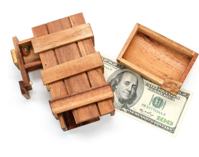 เกมส์ไม้ กล่องปริศนา Magic Box Wooden Game ของเล่นฝึกการแก้ปัญหา