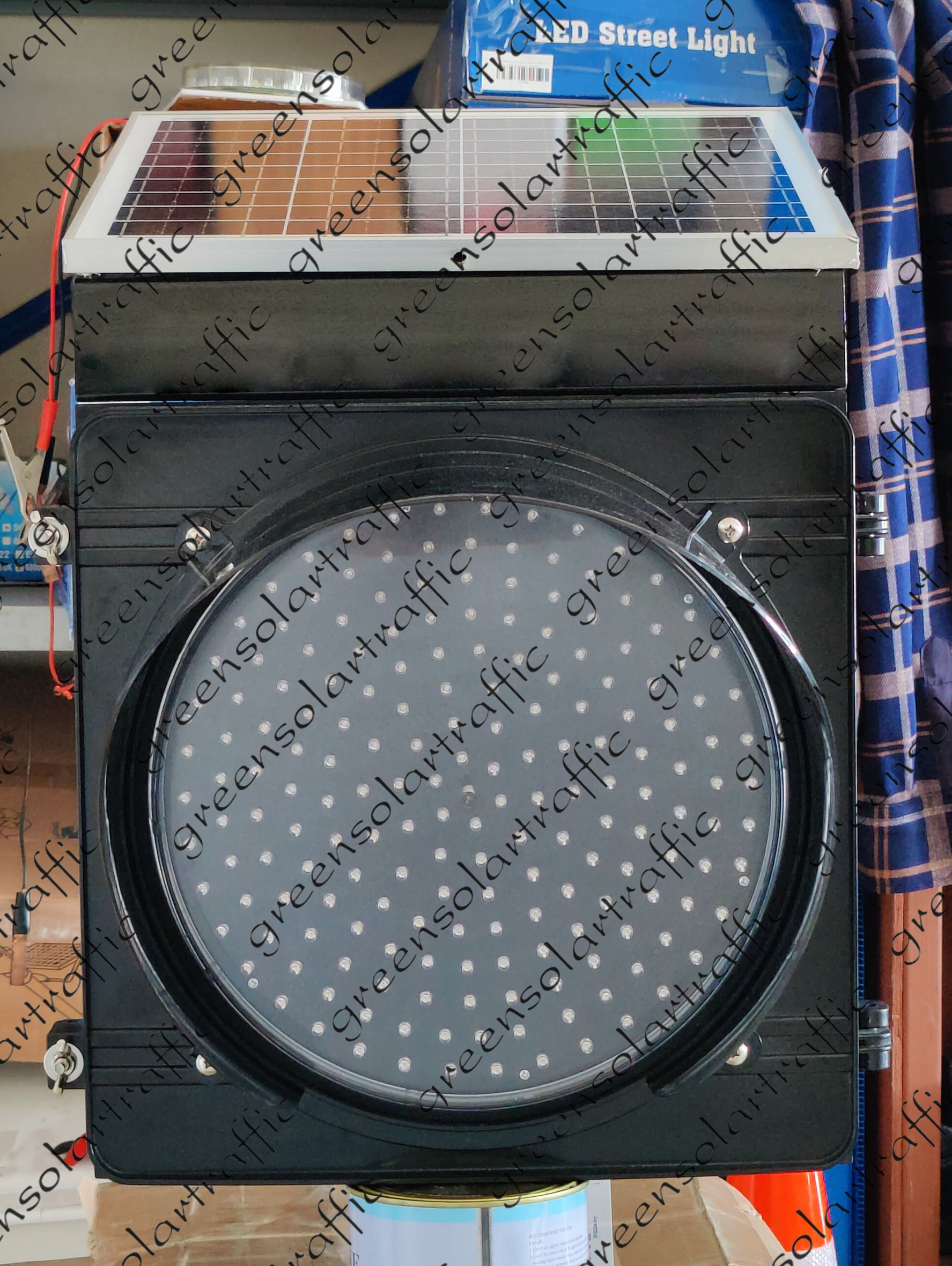 โคมสัญญาณไฟกระพริบ พลังงานแสงอาทิตย์