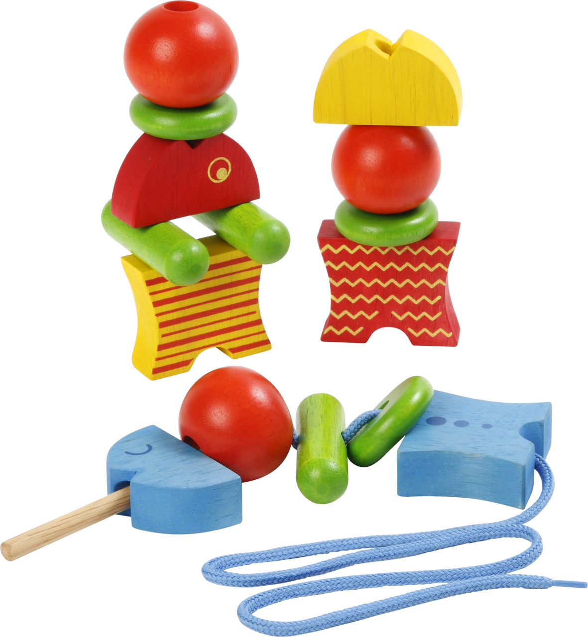 ร้อยเชือกแสนสนุก ของเล่นเสริมความคิดสร้างสรรค์ ของเล่นฝึกสมอง