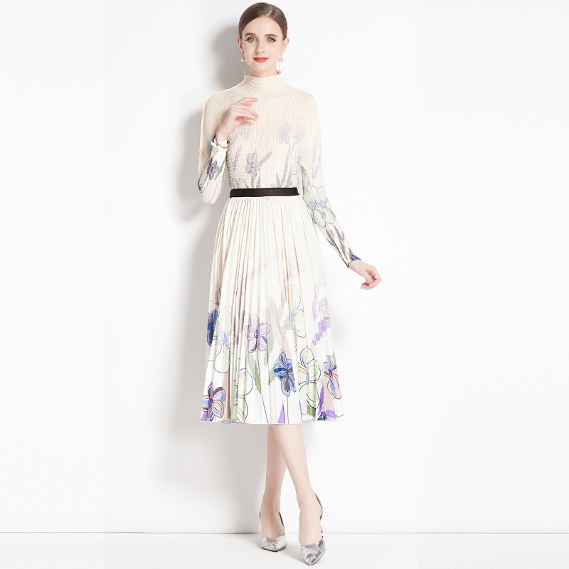 ชุดเดรสยาวสวยๆ ชุดเดรสยาวใส่สบาย ใส่ทำงาน มีขนาดS M L XL 2XL