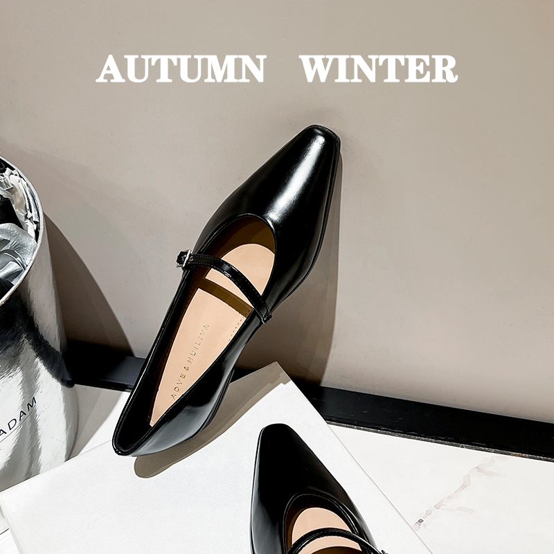 รองเท้าคัทชูผู้หญิงส้นเตี้ย ใส่สบาย มีขนาด35-43