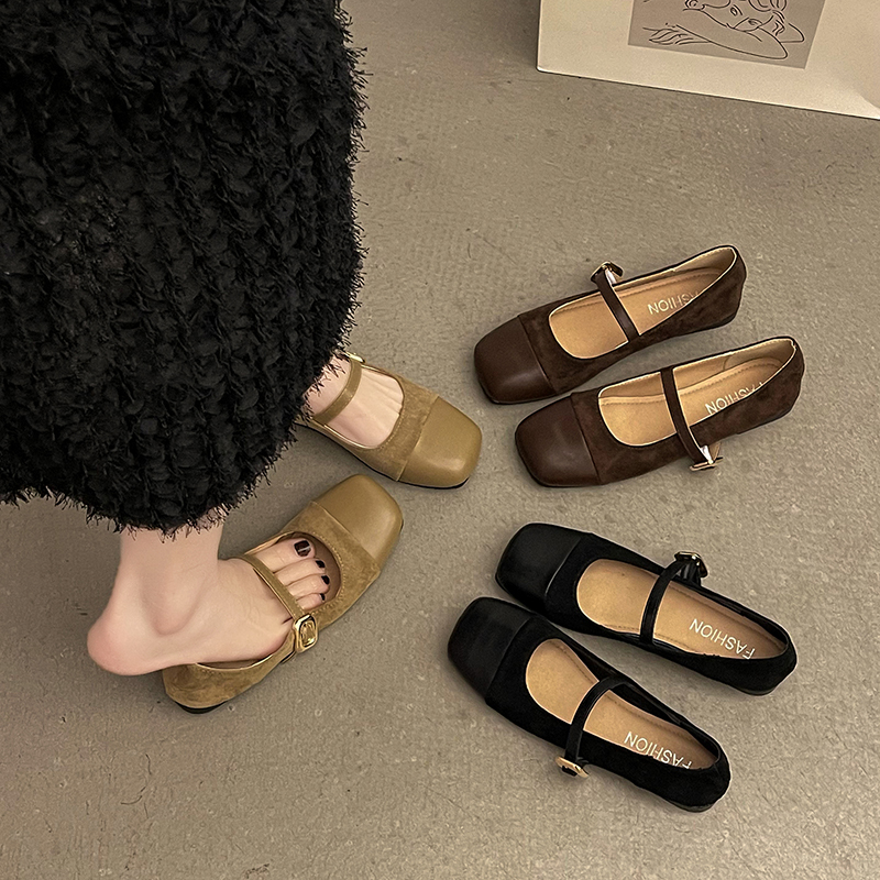 รองเท้าคัทชูผู้หญิงส้นเตี้ย ใส่สบาย มีขนาด35-40