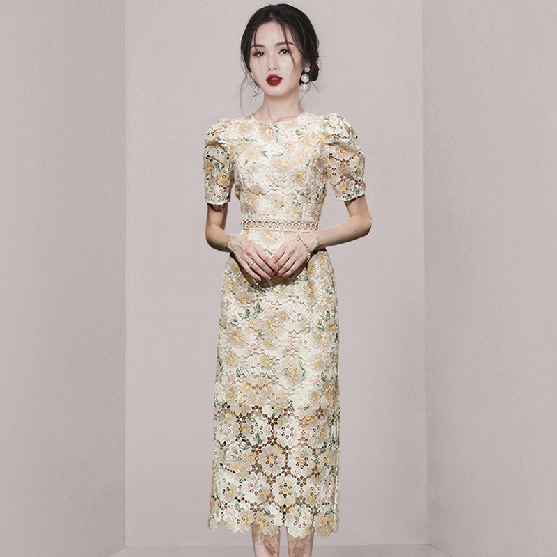 ชุดเดรสยาวสวยๆ ชุดเดรสยาวใส่สบาย ใส่ทำงาน มีขนาดS M L XL 2XL