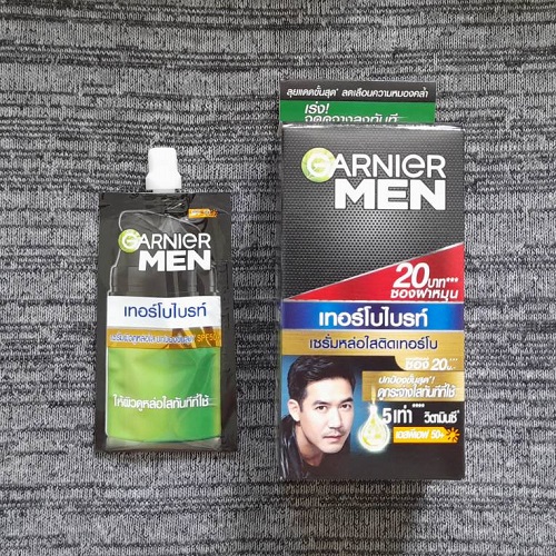 การ์นิเย่ เมน เทอร์โบไบรท์ สปอตเลส เซรั่ม เอสพีเอฟ 50+ Garnier Men TurboBright Spotless Serum SPF50+ 7มล. x 6