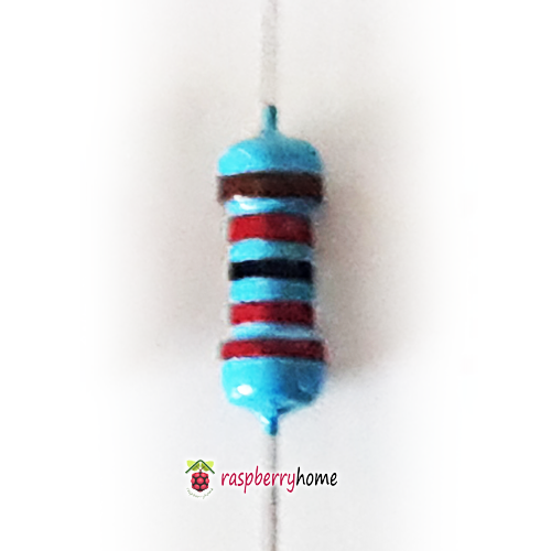 รีสซีสเตอร์ 10 กิโลโอห์ม จำนวน 10 ตัว 1/4W 1% Metal Film Resistor