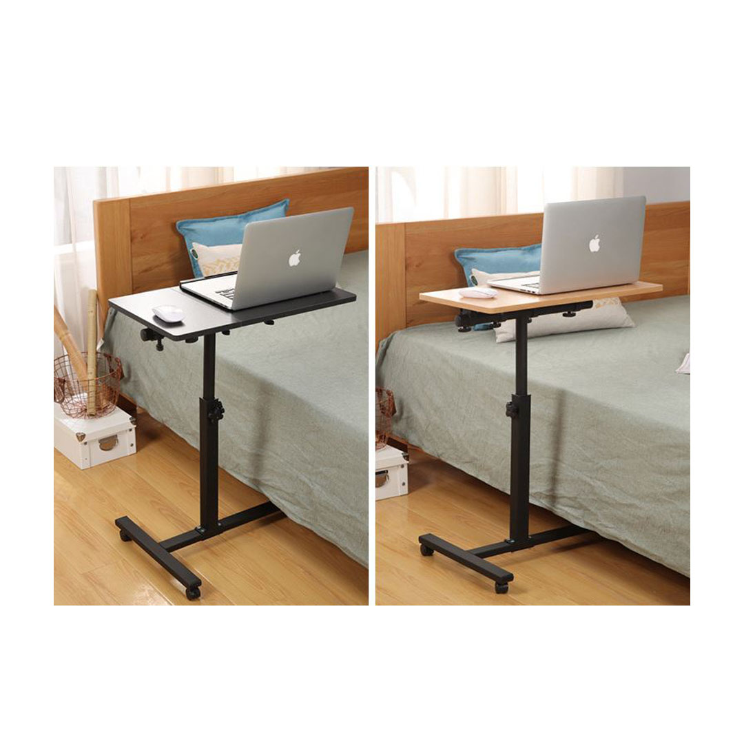 โต๊ะคอมพิวเตอร์ ปรับระดับได้ มีล้อเลื่อน