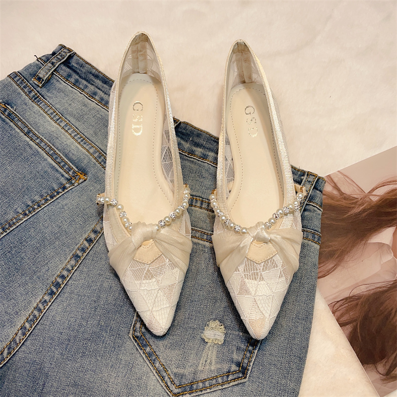 รองเท้าคัทชูผู้หญิงส้นเตี้ย ใส่สบาย มีขนาด35-40