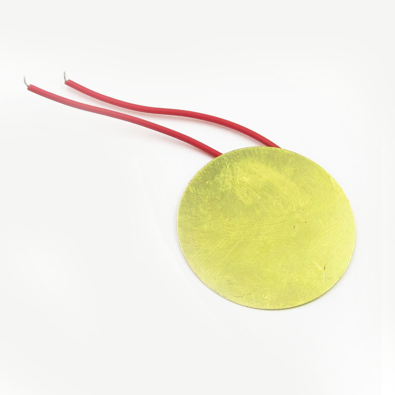 โมดูลเซนเซอร์ Piezo Elements Sounder Sensor Trigger Drum Disc + Wire Copper ขนาด 27mm