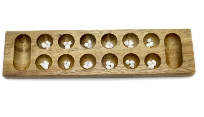 เกมส์หมากหลุมขนาดเล็ก หรือ Mini Kalaha ของเล่นฝึกการวิเคราะห์ เกมส์ไม้