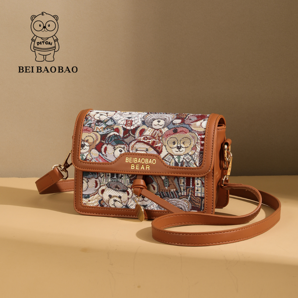 กระเป๋าผู้หญิงสวยๆ กระเป๋าสะพายข้างผู้หญิง กระเป๋าแบรนด์ BEAR BAG กระเป๋าหมีสุดคิ้ว!