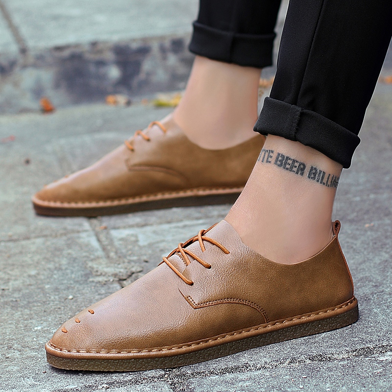 รองเท้าหนังผู้ชาย มีไซส์39-44 รองเท้าโลฟเฟอร์ชาย Slip-On Shoes มีขนาด39-44