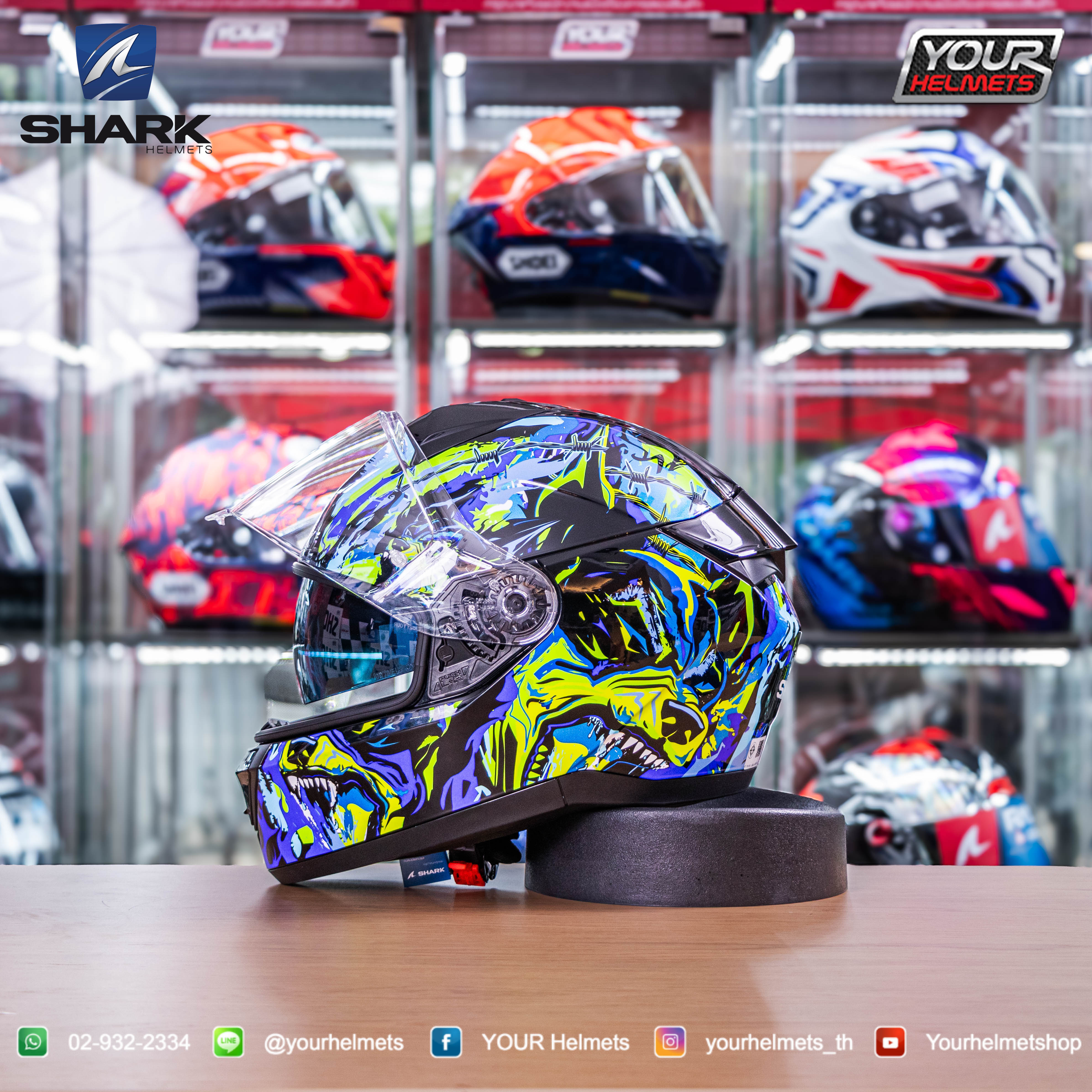 หมวกกันน็อค SHARK HELMETS รุ่น RIDILL 2