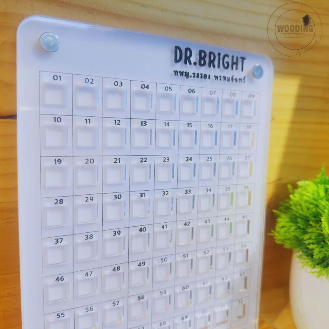 แคตตาล็อกใส่สียางจัดฟัน