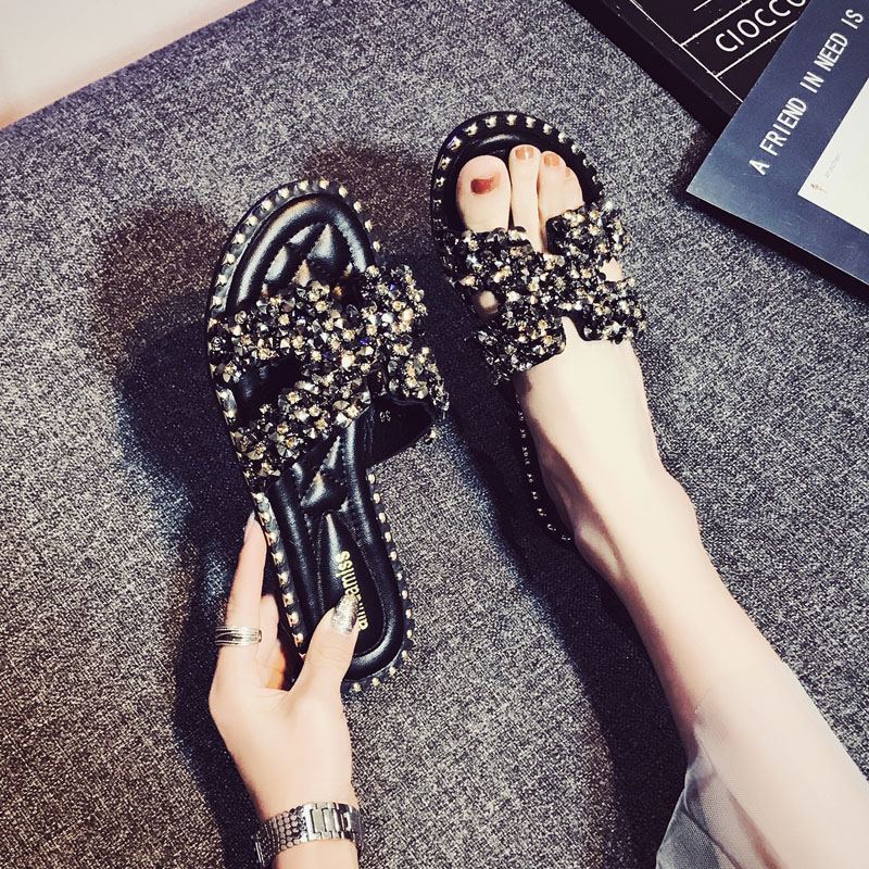 รองเท้าแตะผู้หญิงส้นเตี้ย ใส่สบาย มีขนาด35-43