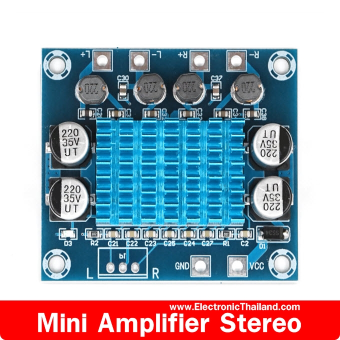 Mini Amplifier Stereo 30x30W เหมาะสำหรับงาน DIY - งานซ่อม
