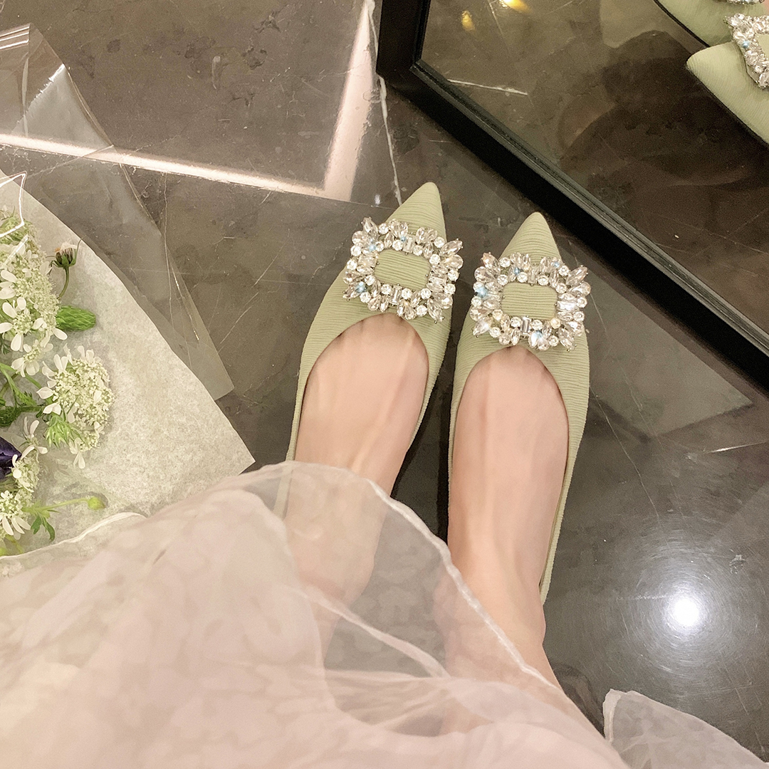 รองเท้าคัทชูผู้หญิงส้นเตี้ย ใส่สบาย มีขนาด35-40