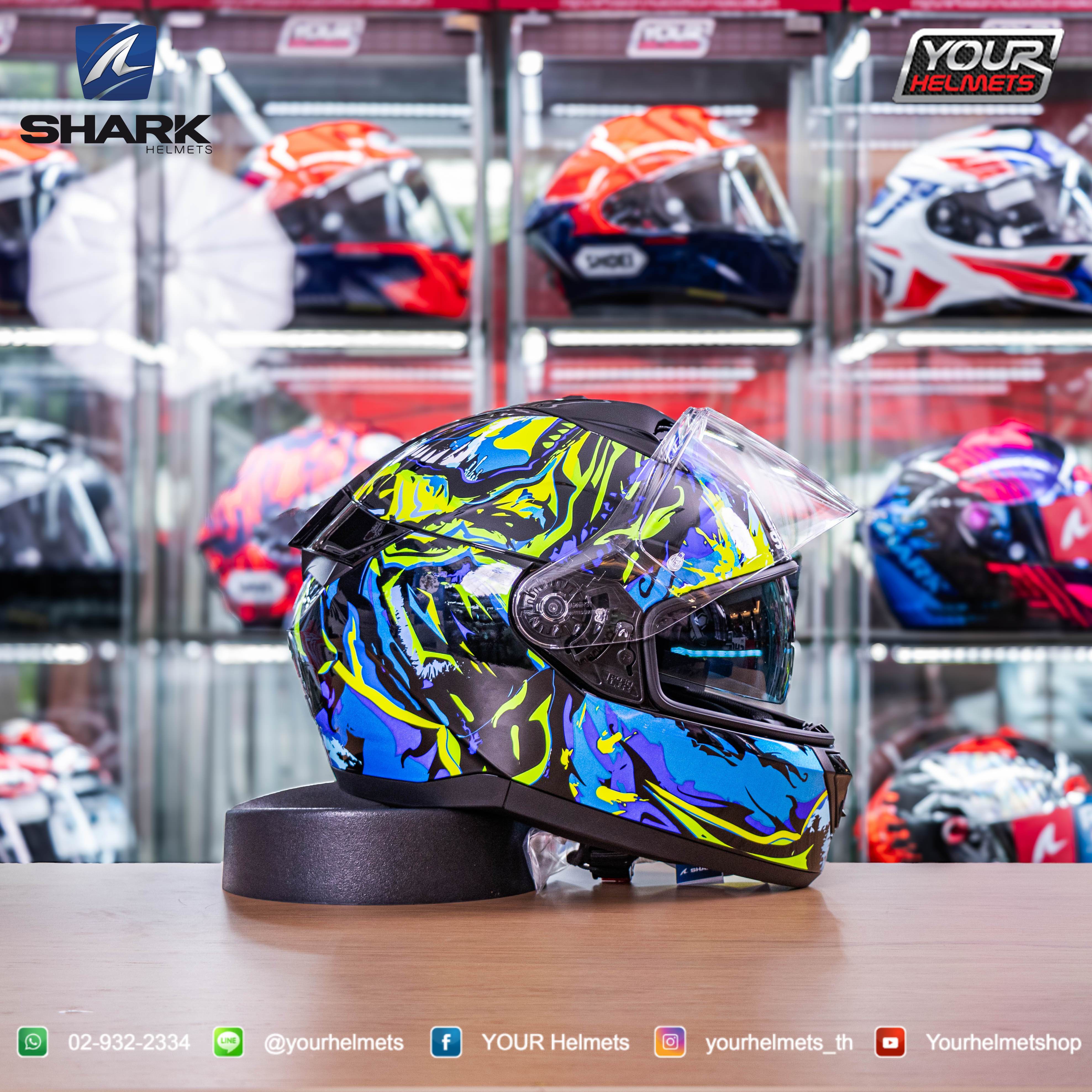 หมวกกันน็อค SHARK HELMETS รุ่น RIDILL 2