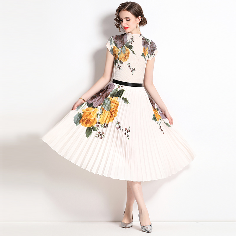 ชุดเดรสยาวสวยๆ ชุดเดรสยาวใส่สบาย ใส่ทำงาน มีขนาดS M L XL 2XL