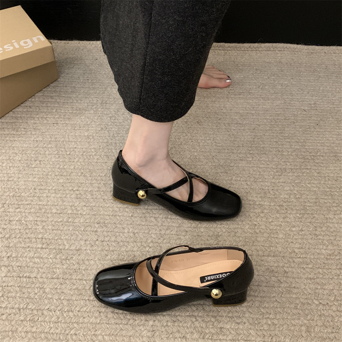 รองเท้าคัทชูผู้หญิงส้นเตี้ย ใส่สบาย มีขนาด35-43