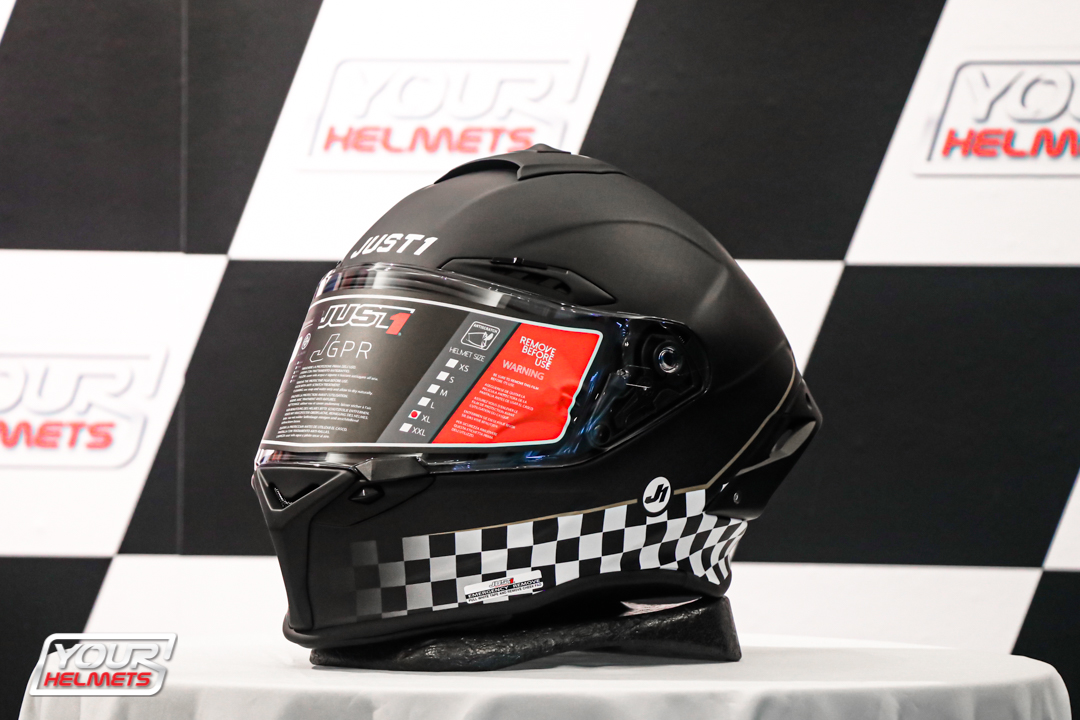 หมวกกันน็อค JUST1 RACING J-GPR RACE (MATT) CARBON