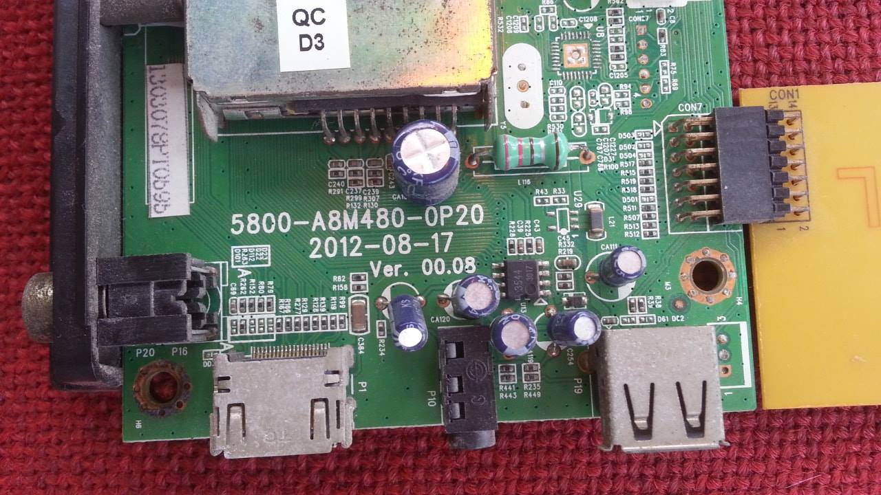 Main Board LED TV Skyworth 42E38 5800-A8M480-0P20