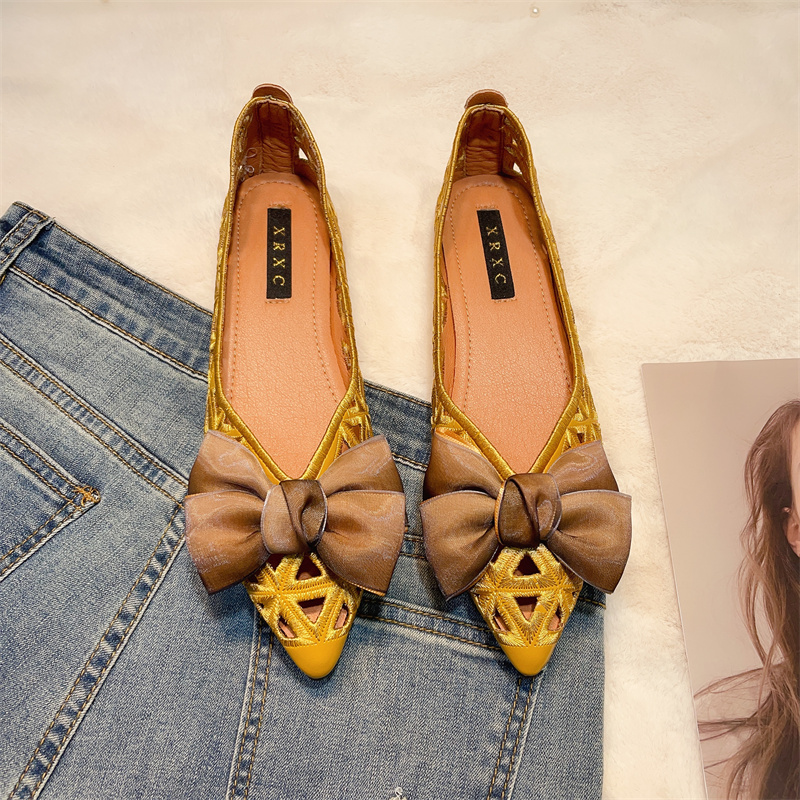 รองเท้าคัทชูผู้หญิงส้นเตี้ย ใส่สบาย มีขนาด35-40