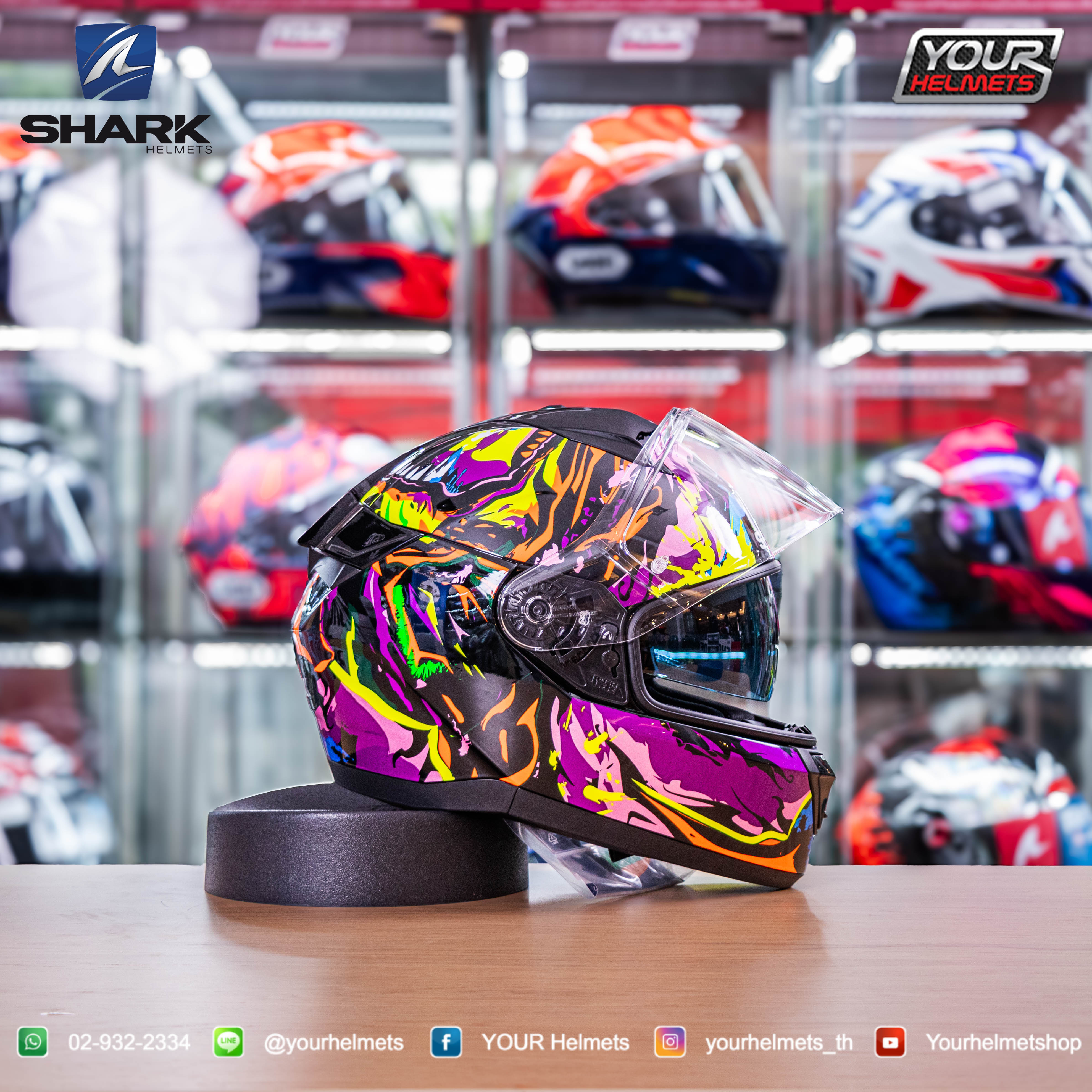 หมวกกันน็อค SHARK HELMETS รุ่น RIDILL 2
