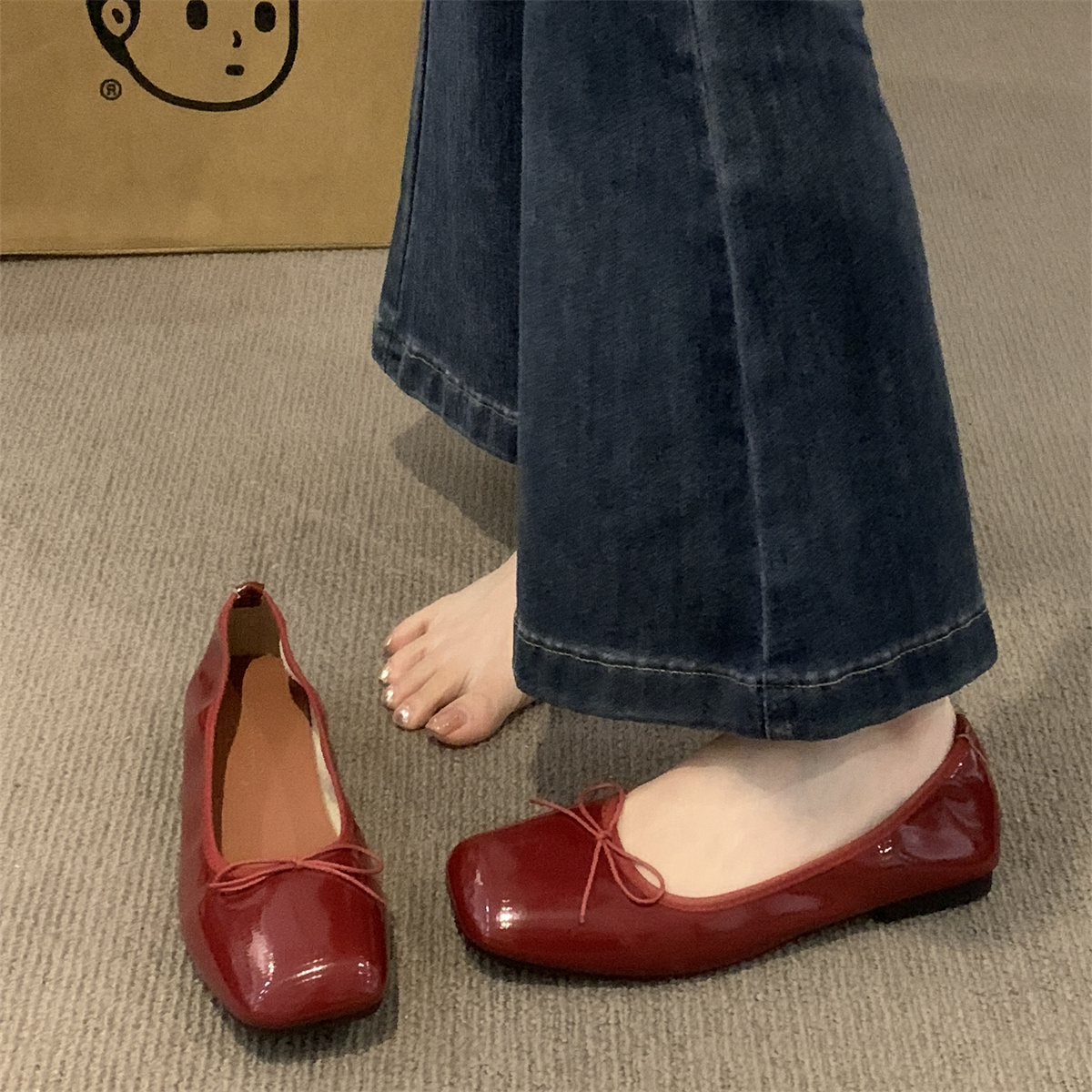 รองเท้าคัทชูผู้หญิงส้นเตี้ย ใส่สบาย มีขนาด35-43