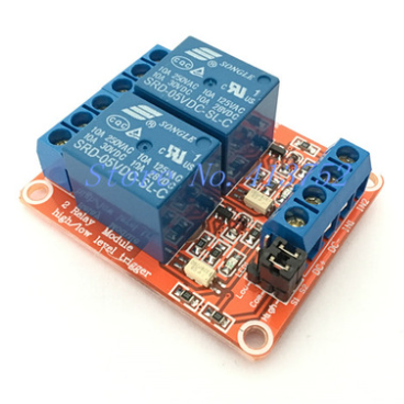 2 Channel 5V Relay Module Board Shield with Optocoupler Support High and Low Level Trigger for Arduino