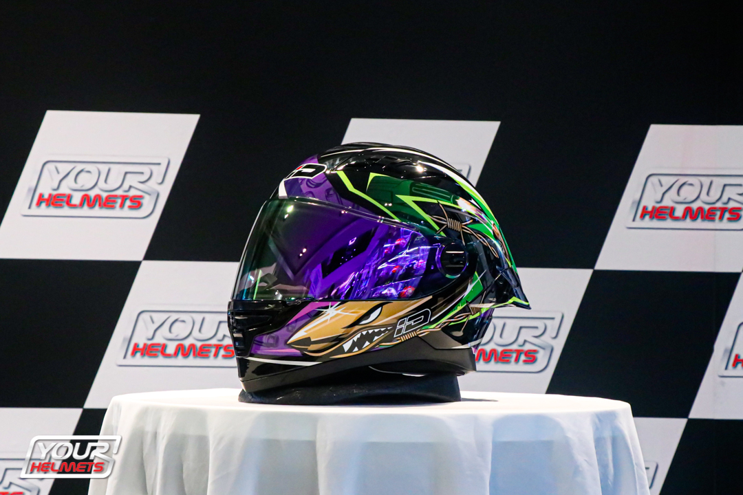 หมวกกันน็อค ID HELMETS รุ่น FRT-PRO SLASHER BLACK