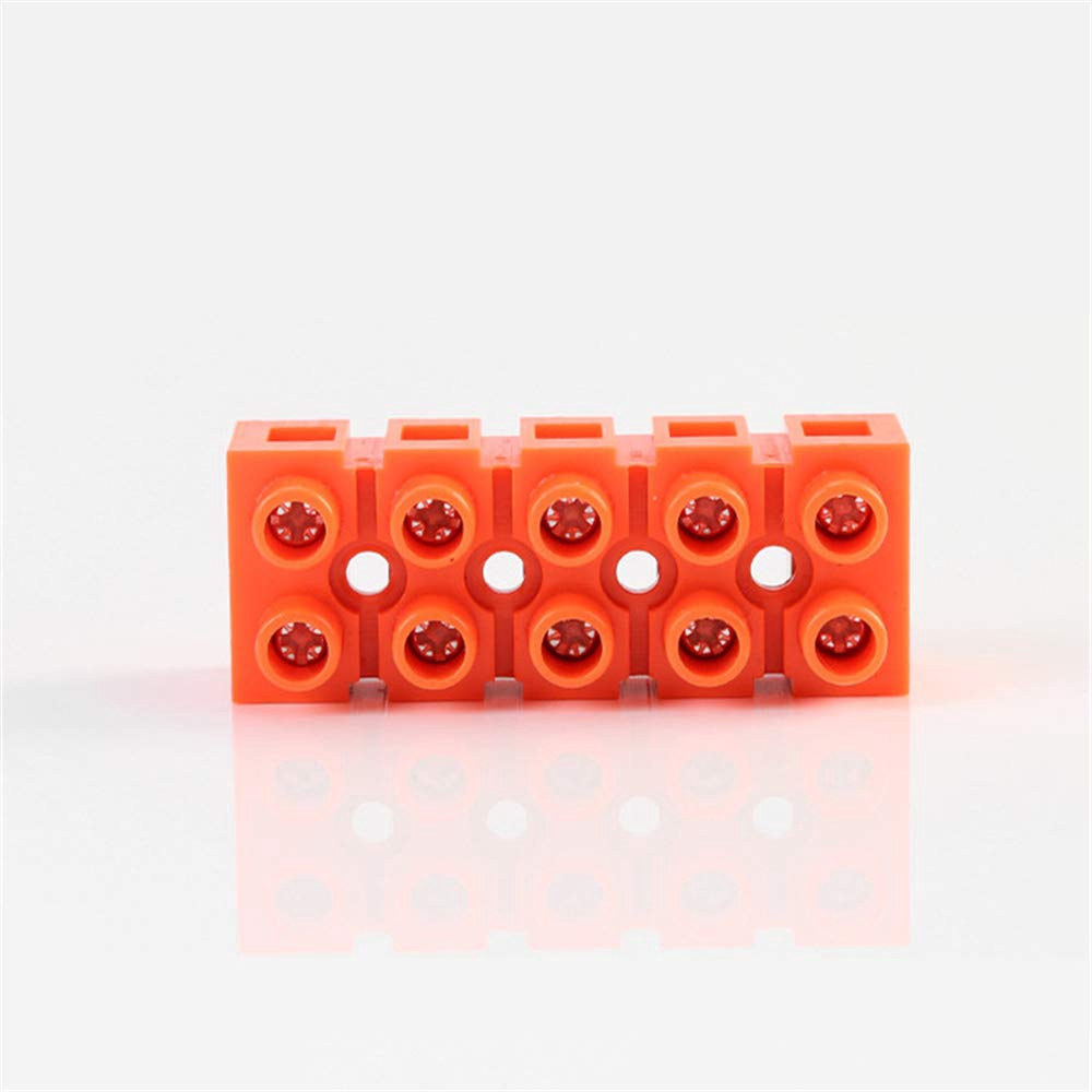 H2519-5 Dual Row Plastic Terminal 600V 36A 5 Positions Screw Terminal (สินค้ามีตามแบบและจำนวนที่แจ้งเท่านั้น)