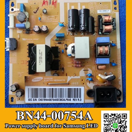 Power supply board for Samsung LED UA40H4200AK,UA40H5003T BN44-00754A