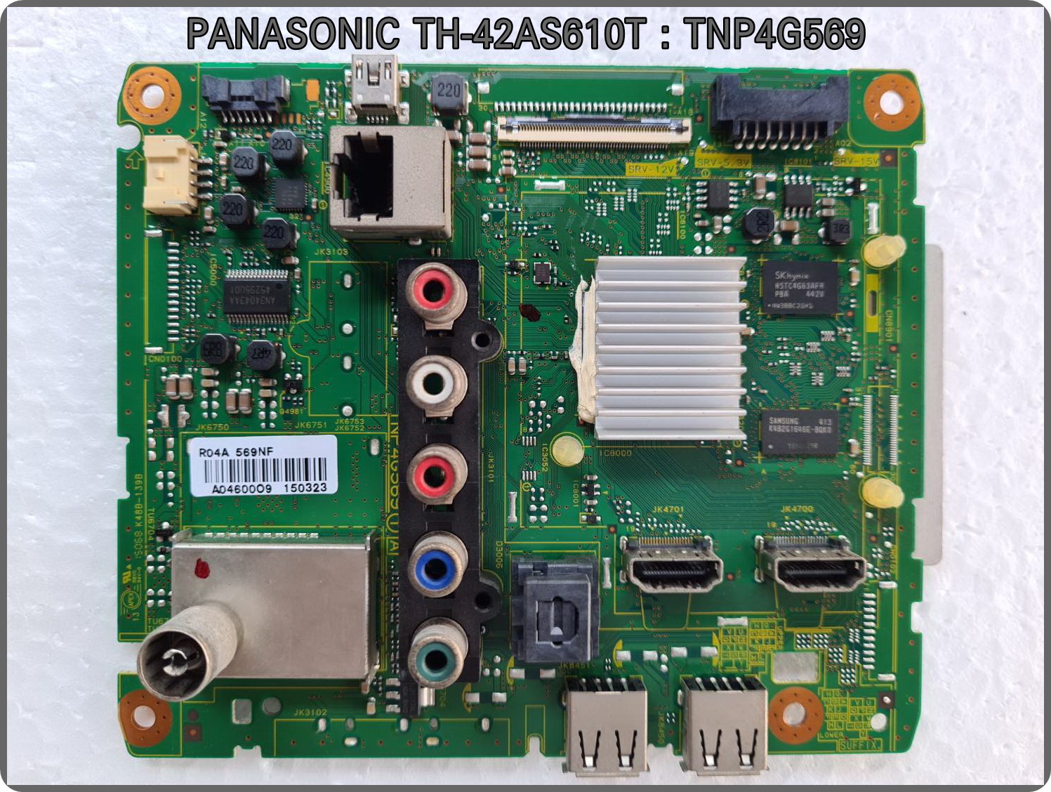 Main Board PANASONIC SMART TV TH-42AS610T : TNP4G569