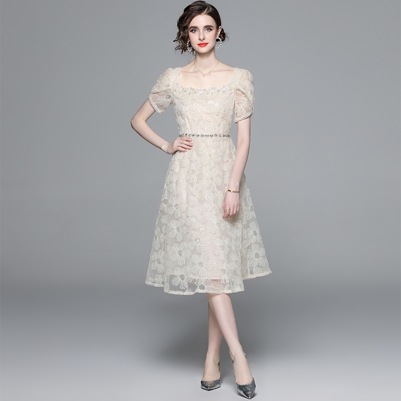 ชุดเดรสยาวสวยๆ ชุดเดรสยาวใส่สบาย ใส่ทำงาน มีขนาดS M L XL 2XL